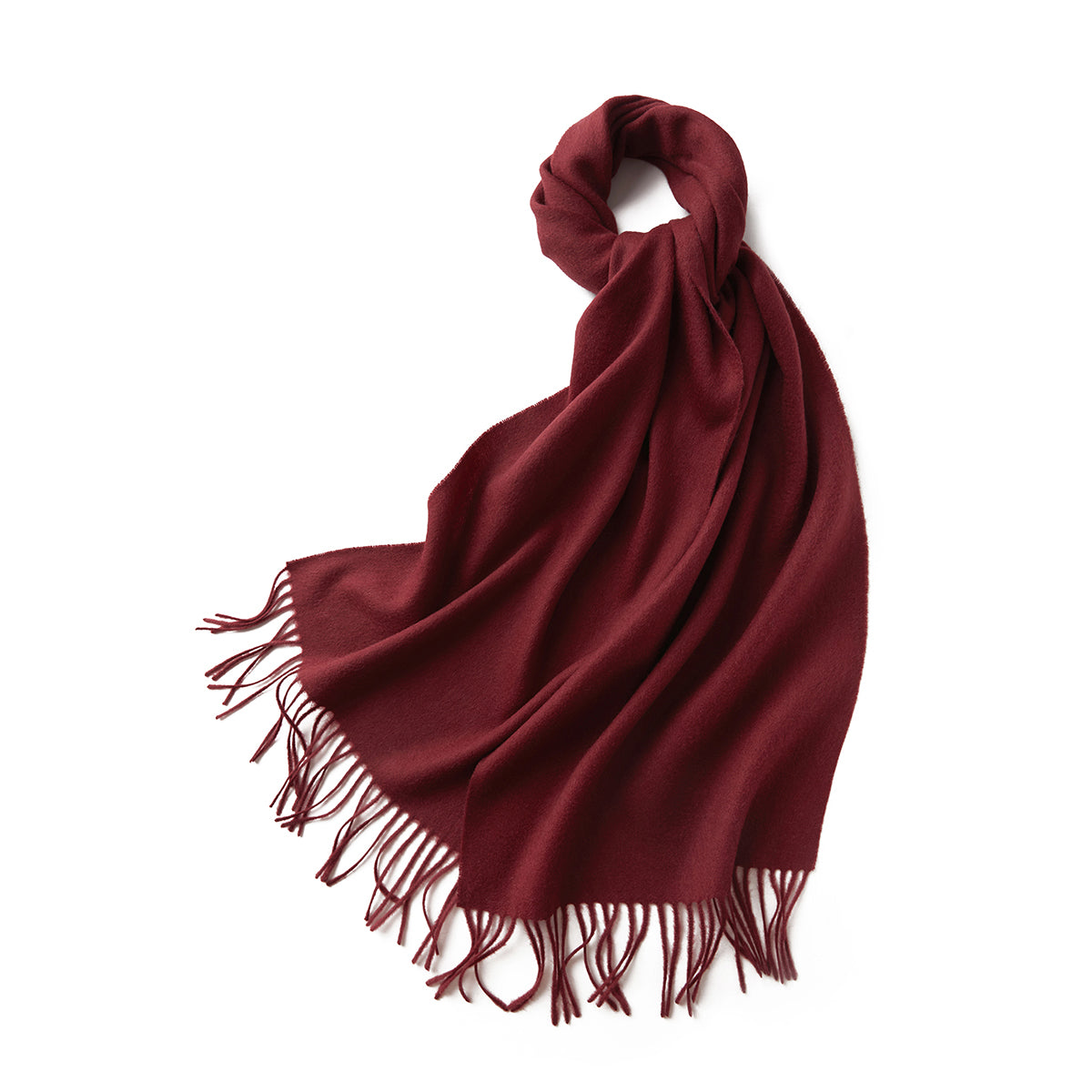 V1068-9353560036516-202509041415-00 100% MERINO VIRGIN WOOL SCARF 970116 WINE - Image 1