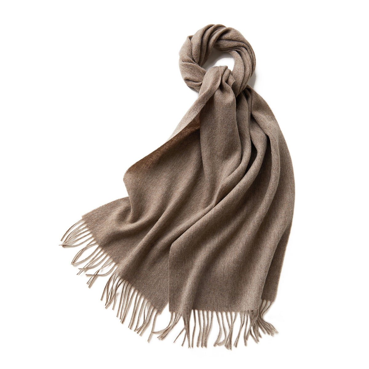 V1068-9353560036936-202509041416-00 100% MERINO VIRGIN WOOL SCARF 970116 KHAKI - Image 1