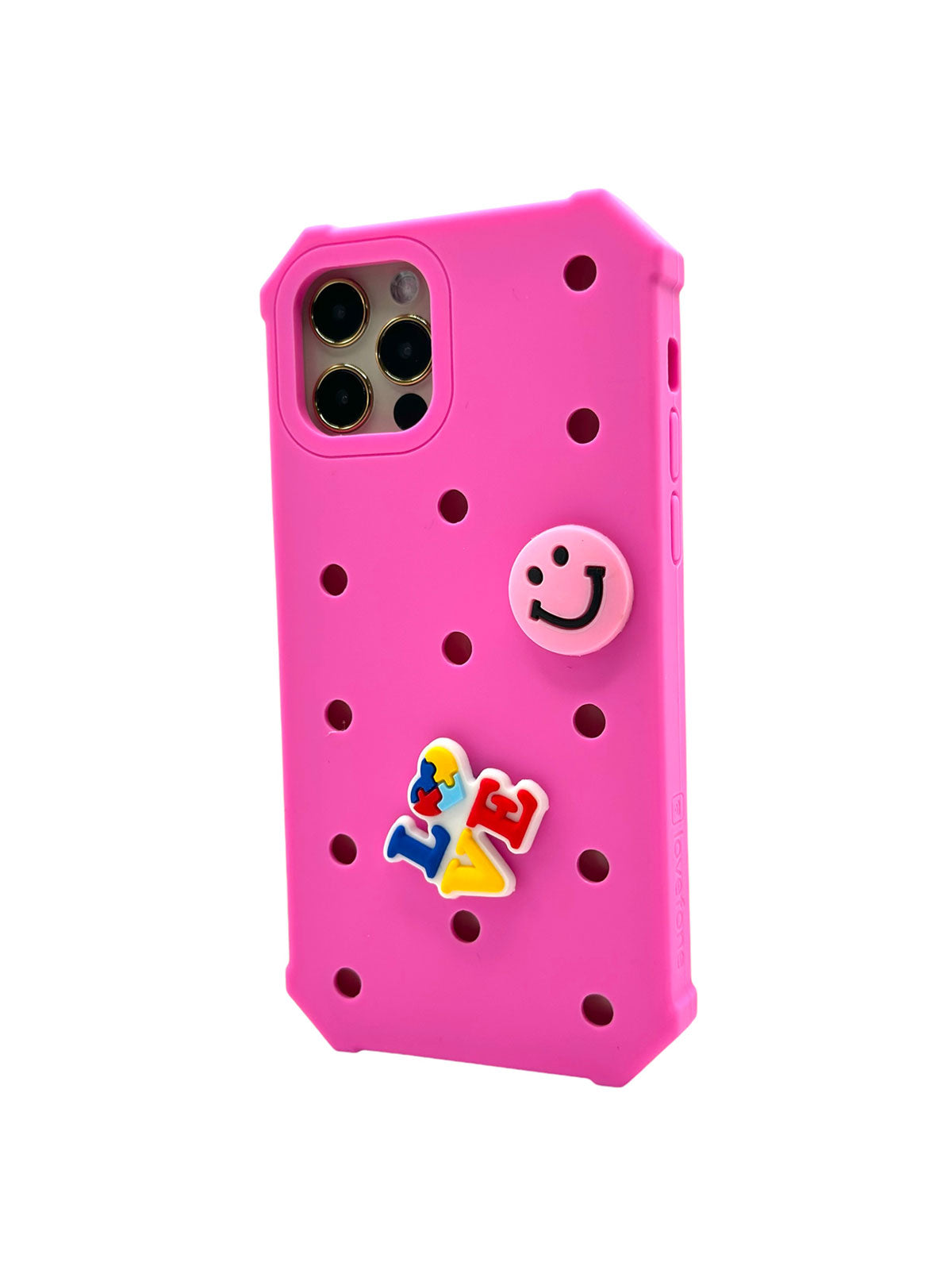 V1090-CASLOVKIDIPN15PM-PNK-202509100910-00 Lovefone Kids Silicone Case iPhone 15 Pro Max Pink - Image 1