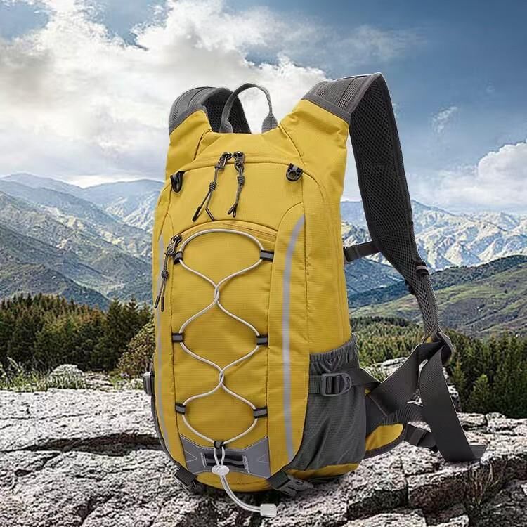 V1107-LIGHTWEIGHTHIKINGBACKPACK-YELLOW-202509301751-00 Small Hiking Backpack Lightweight Waterproof Daypack for Camping Cycling Fitness Outdoor Sports - Women Men Teens - Image 1