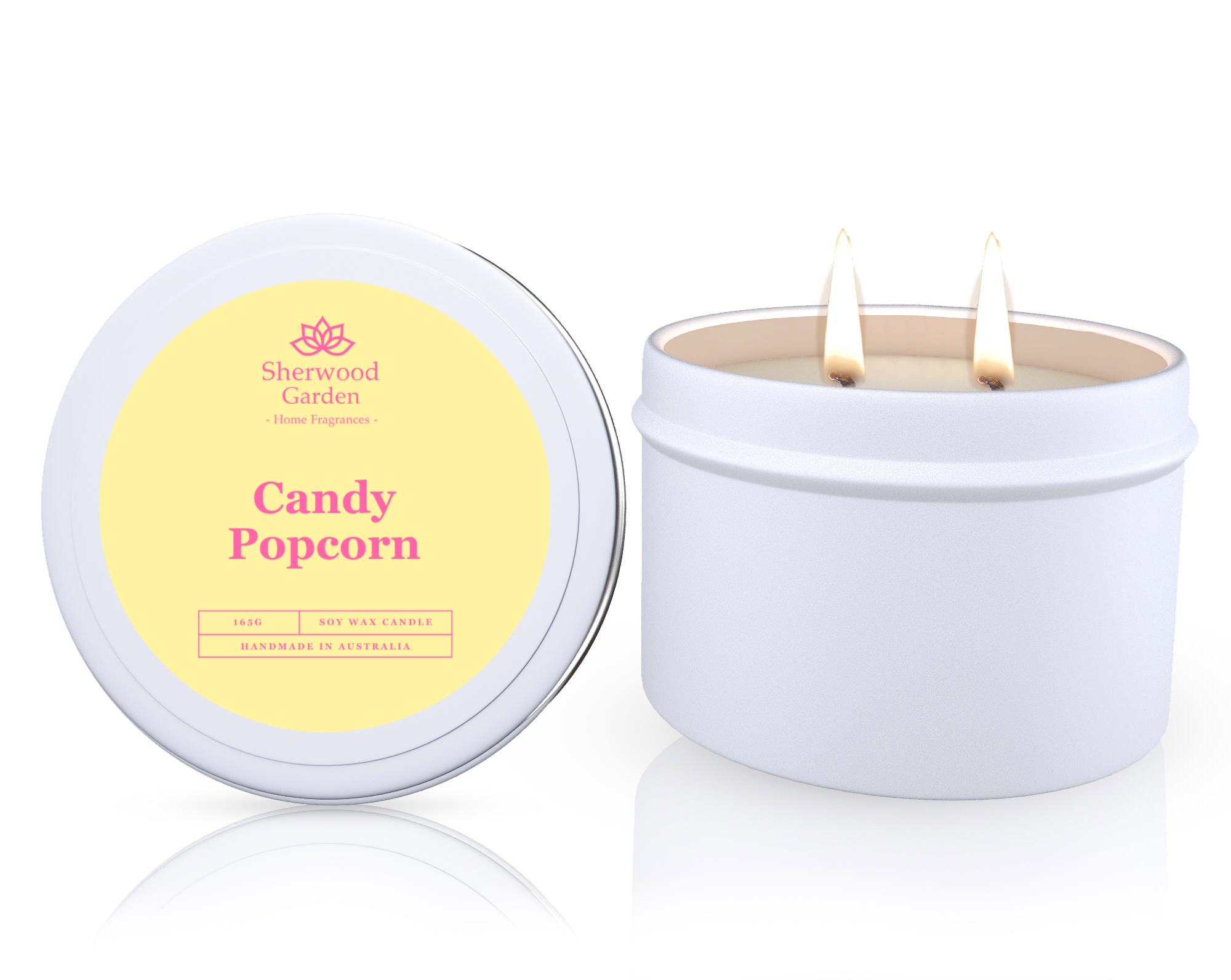 V1108-SGHFSWCT165-CPC-202509170830-00 Candy Popcorn Soy Candle Tin 165g - Image 1