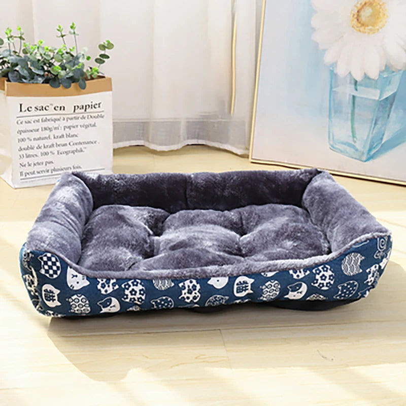 V178-62243-202508050925-00 Small to Large Pet Dog Bed Sofa Mats Blue - Image 1