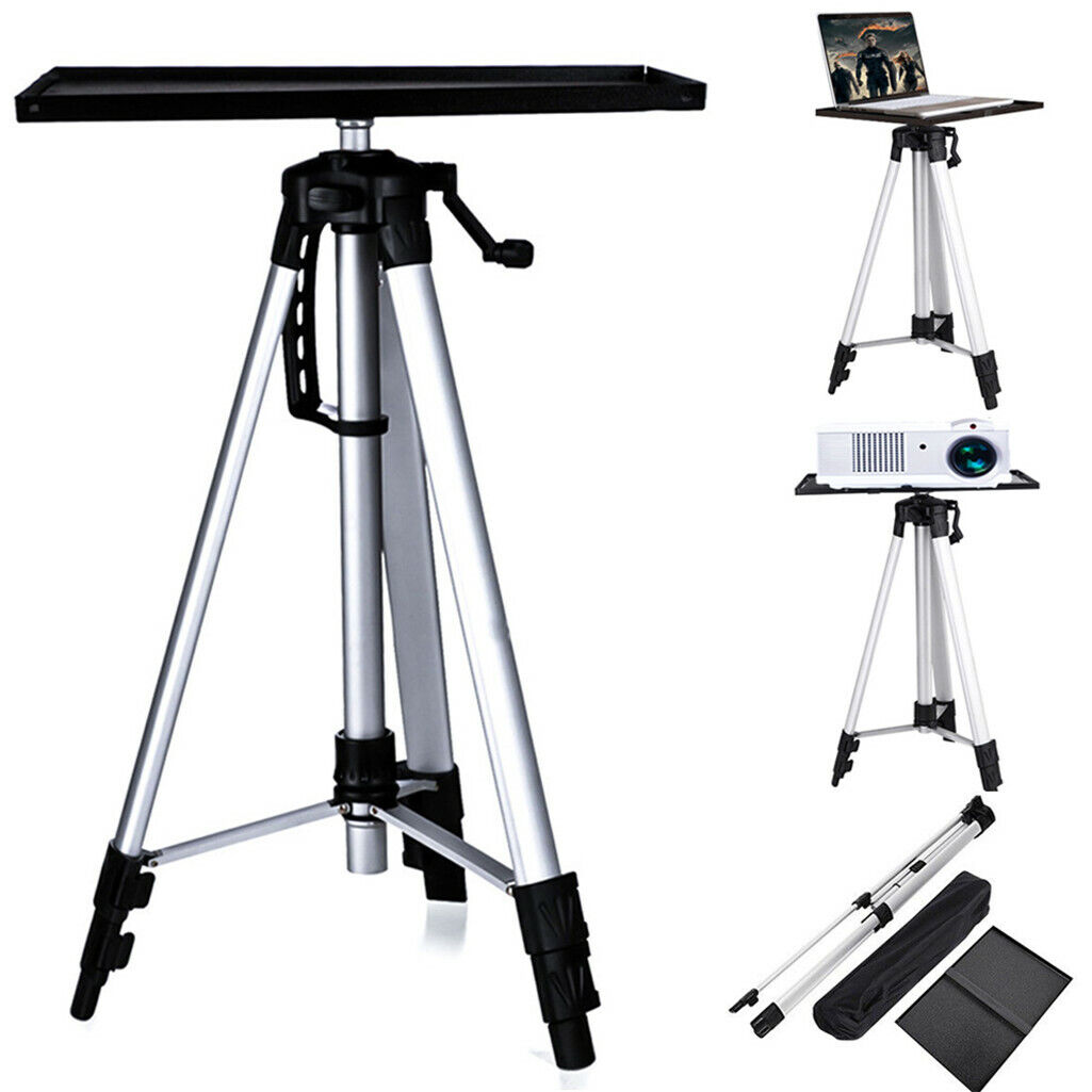V178-66705-202508050935-00 Adjustable Aluminium Laptop Projector Tripod Stand 52-140cm - Image 1