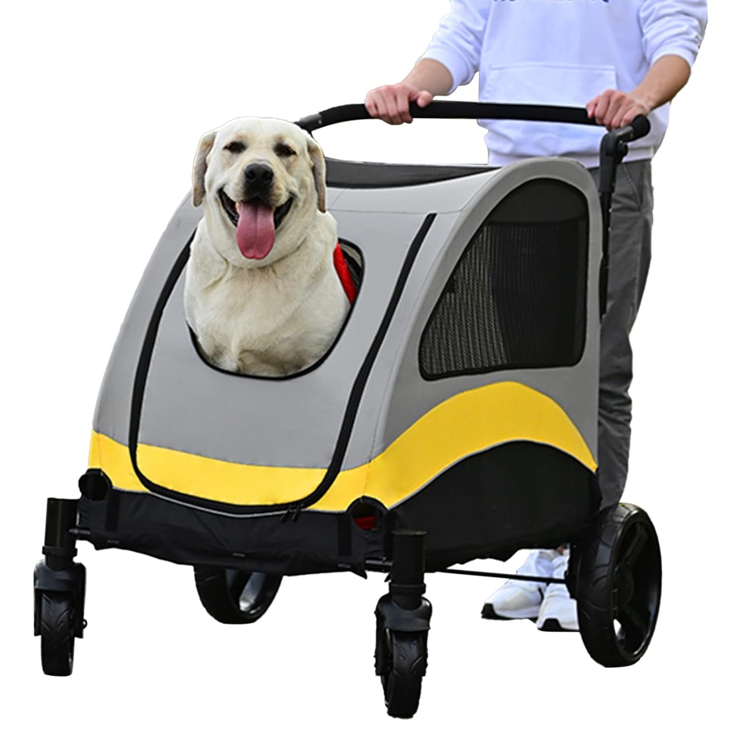 V178-66760-202508051010-00 XL Dog Stroller Pet Pushchair Foldable Travel Cart - Image 1