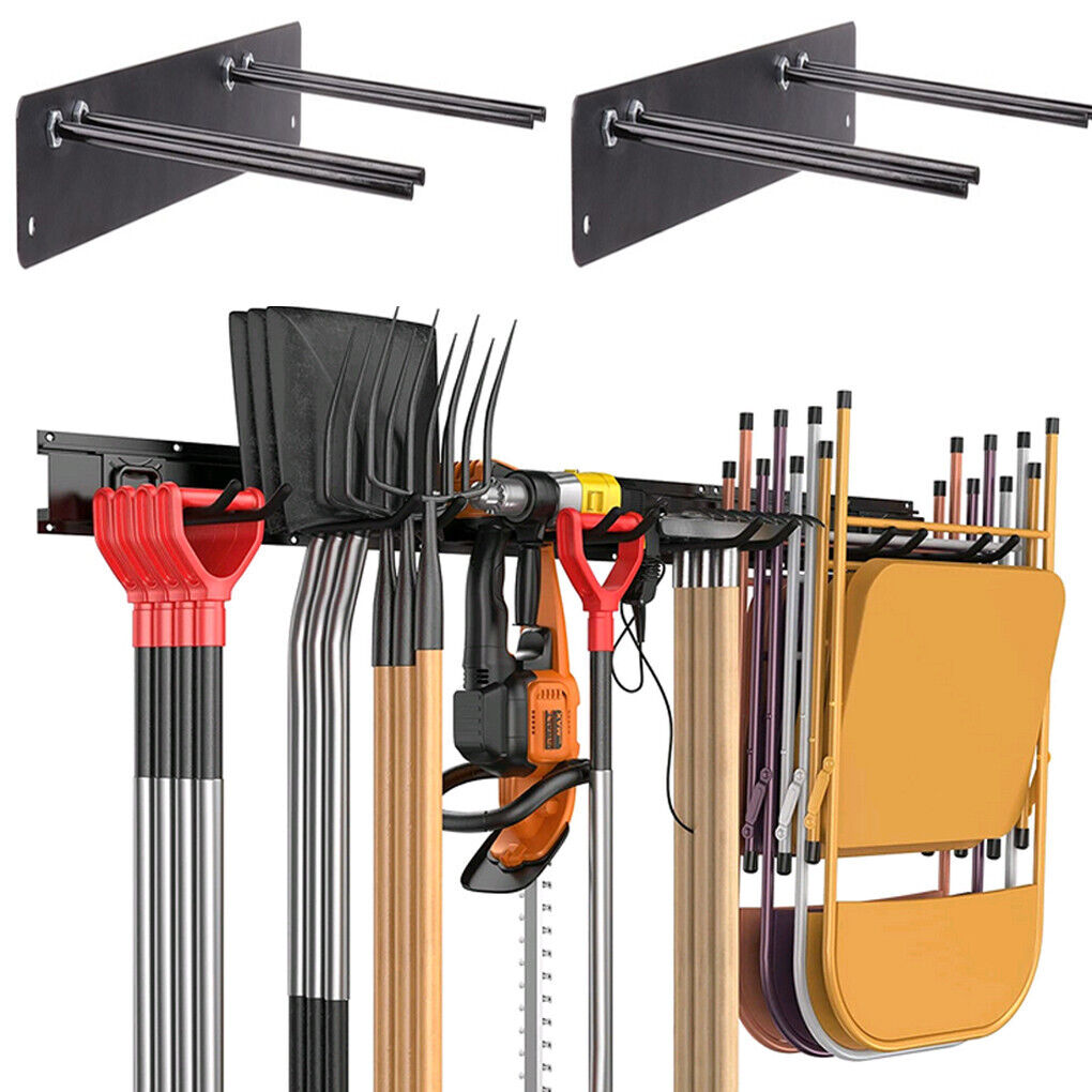 V178-66774-202508051020-00 Wall Mounted Tool Rack Heavy Duty Garage Organizer - Image 1