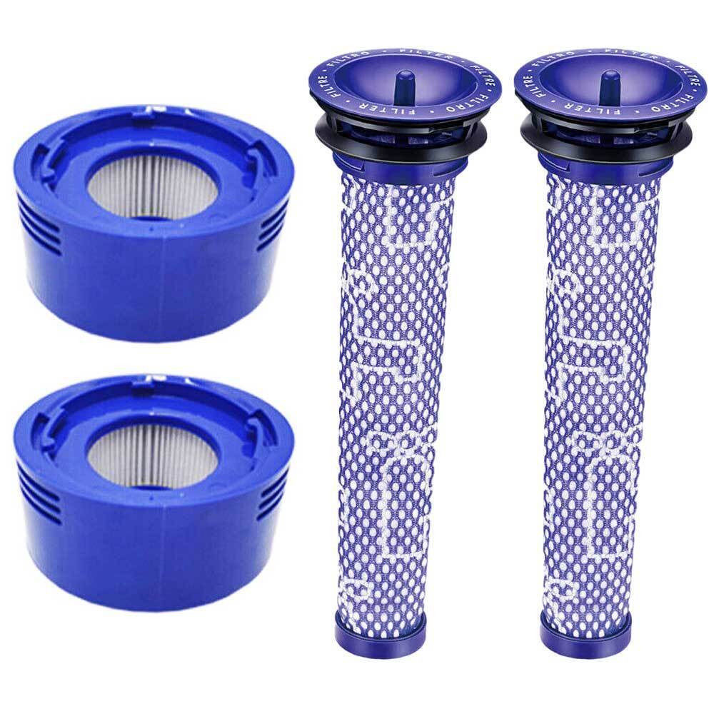 V178-66857-202508051055-00 2-Pack Filter Kit for Dyson V7 V8 Absolute Animal Motorhead, 2 Pre + 2 Post Filters - Image 1