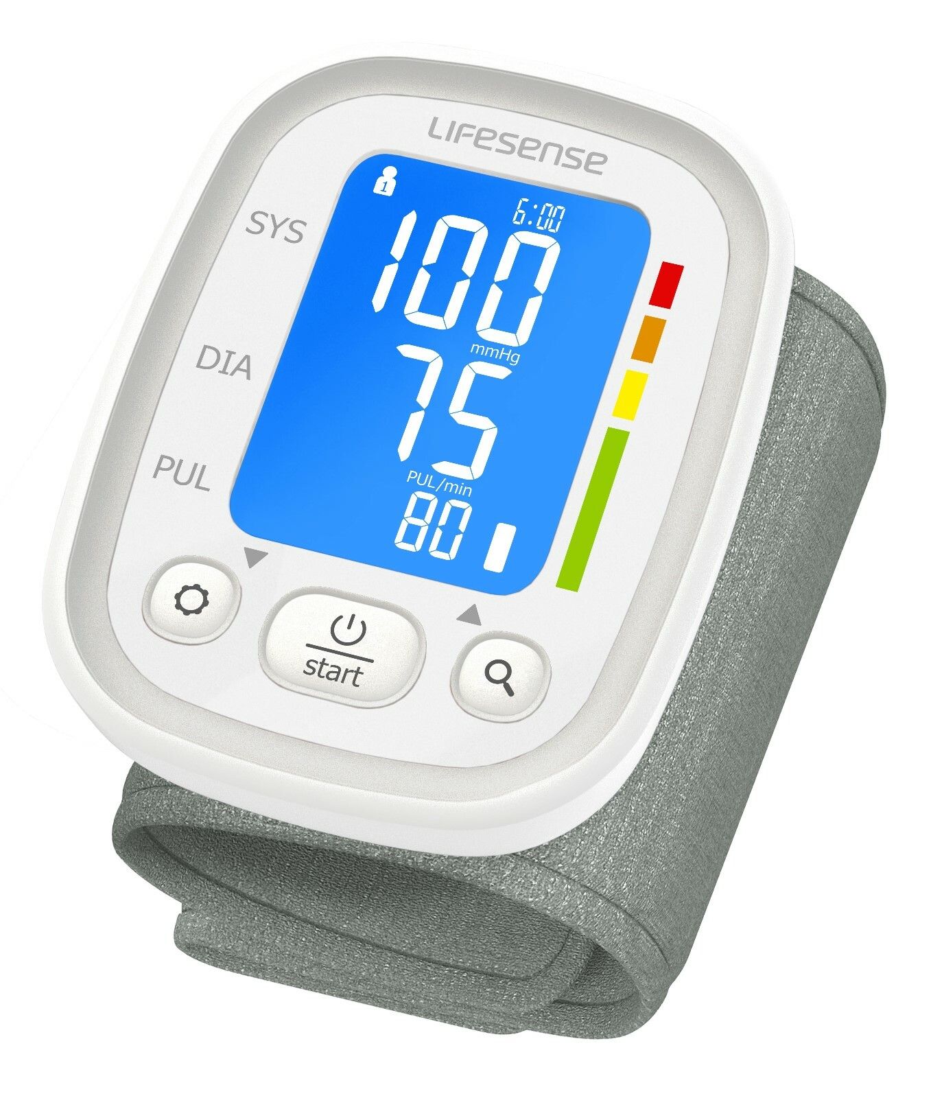 V178-66868-202508051105-00 Automatic Digital Wrist Blood Pressure Monitor White - Image 1