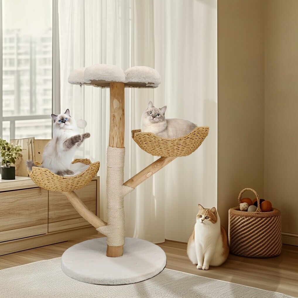 V178-66926-202508050915-00 3 Tier Cat Tree Activity Centre Scratcher Post Climber - Image 1