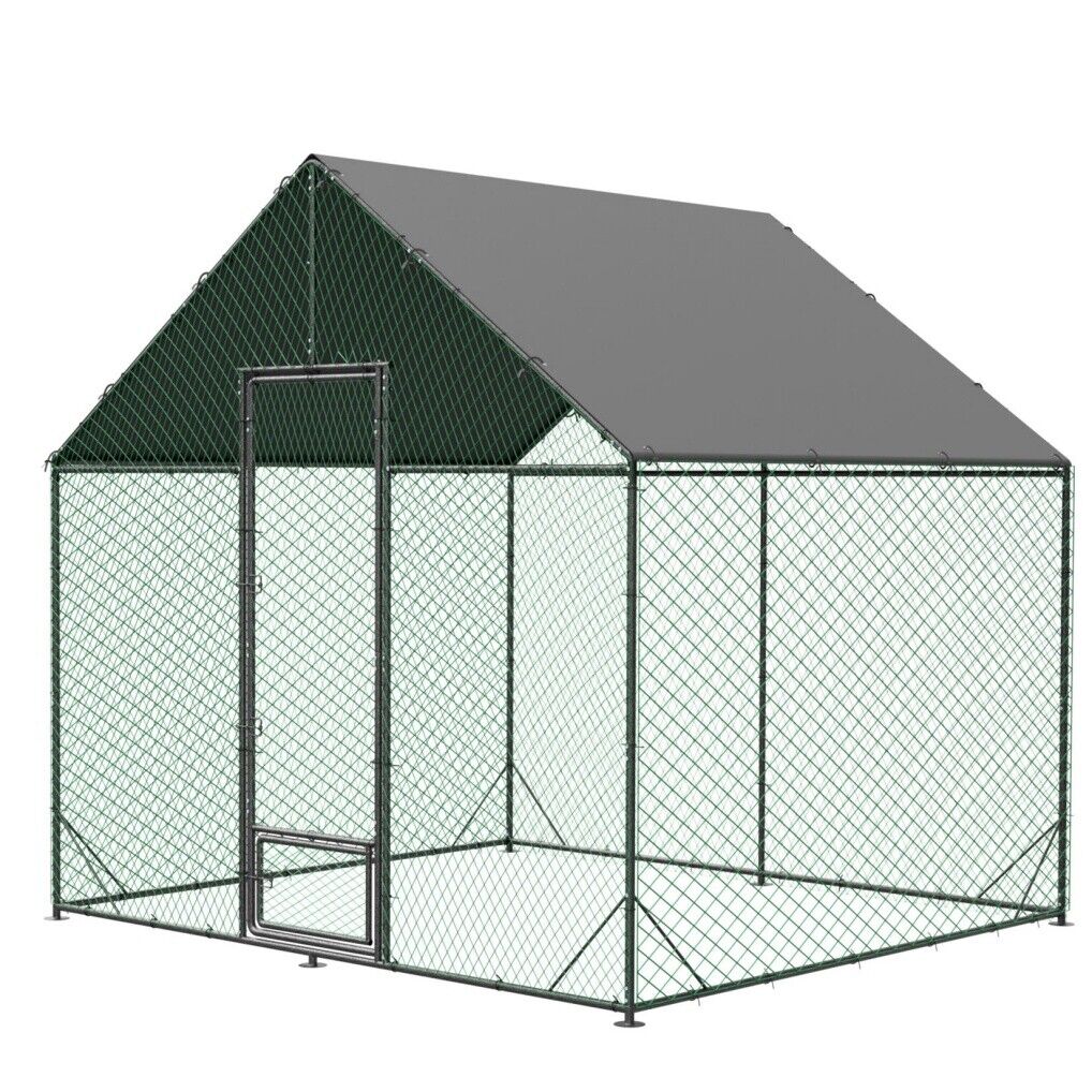 V178-66930-202508050915-00 Large Chicken Coop Hen House 276x207x300cm Cage Enclosure - Image 1