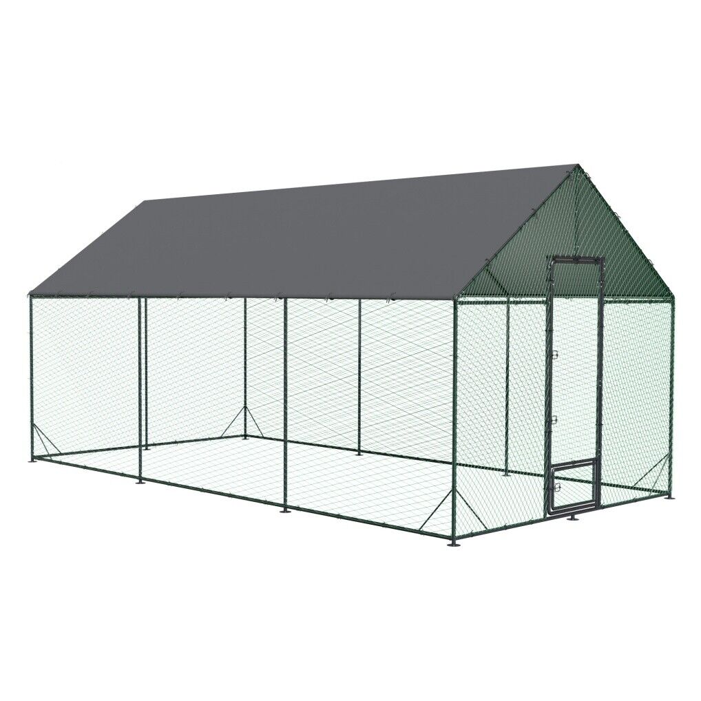 V178-66932-202508050915-00 XXL Chicken Coop Hen House Cage 276x602x300cm - Image 1