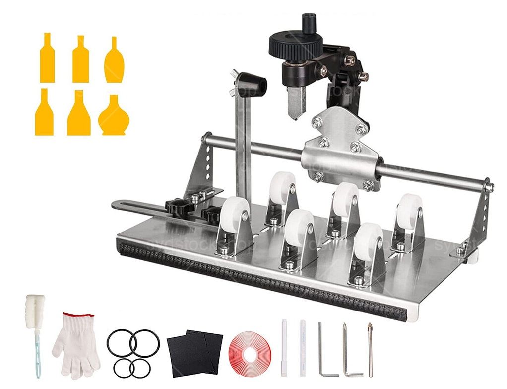 V178-66955-202508050930-00 Stainless Steel Glass Bottle Cutter DIY Tool Kit AU - Image 1