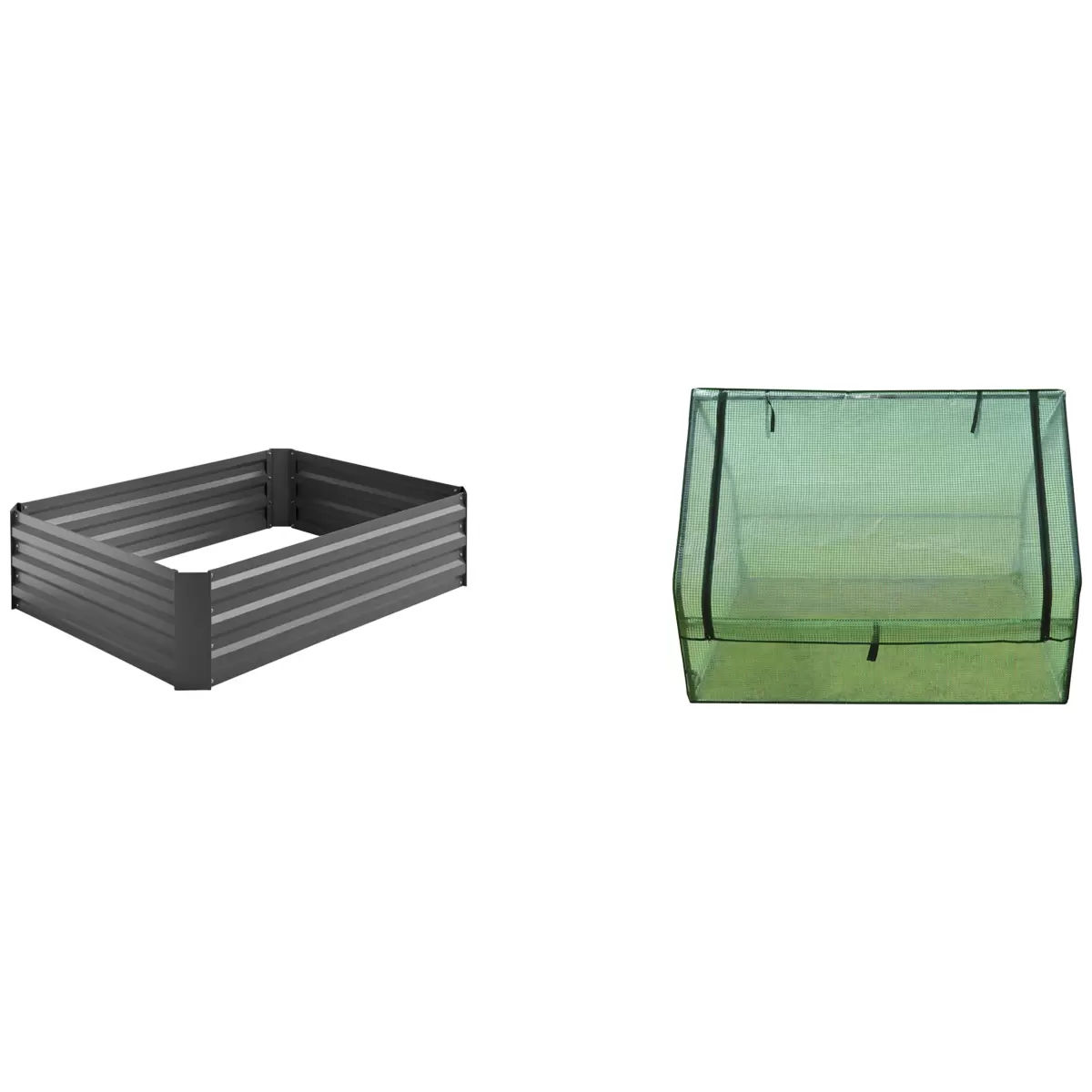 V178-68900-202508051055-00 Raised Garden Bed Charcoal 120 X 90 x 30cm - Image 1