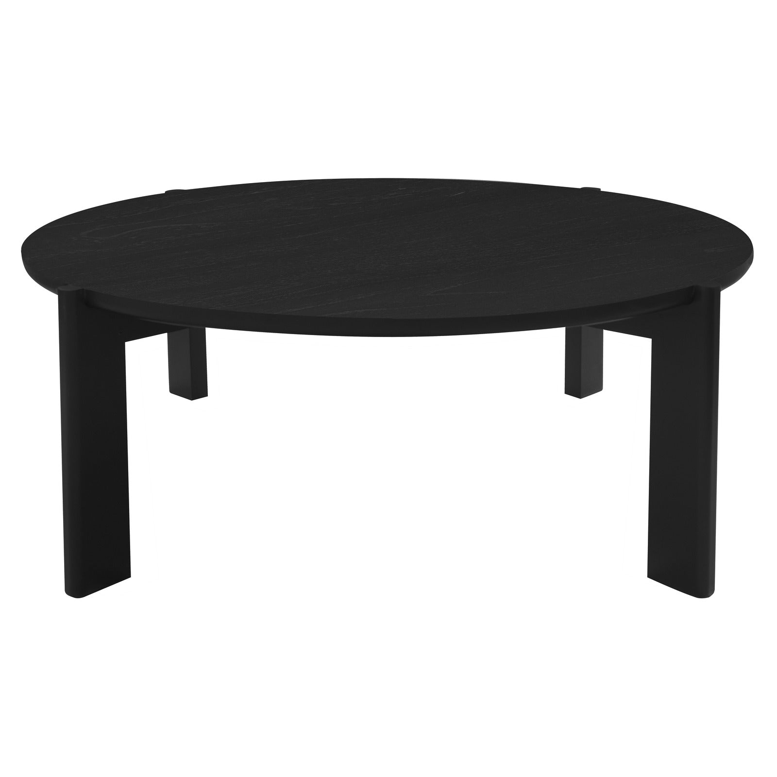 V199-CT110APBW-202509091011-00 Adelle Round Coffee Table (Black) - Image 1