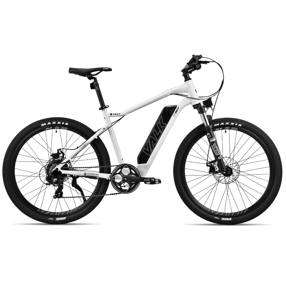 V219-BIKEMBVAM71A-202509111140-00 VALK MX7 Electric Bike, Medium frame Mountain ebike, White - Image 1