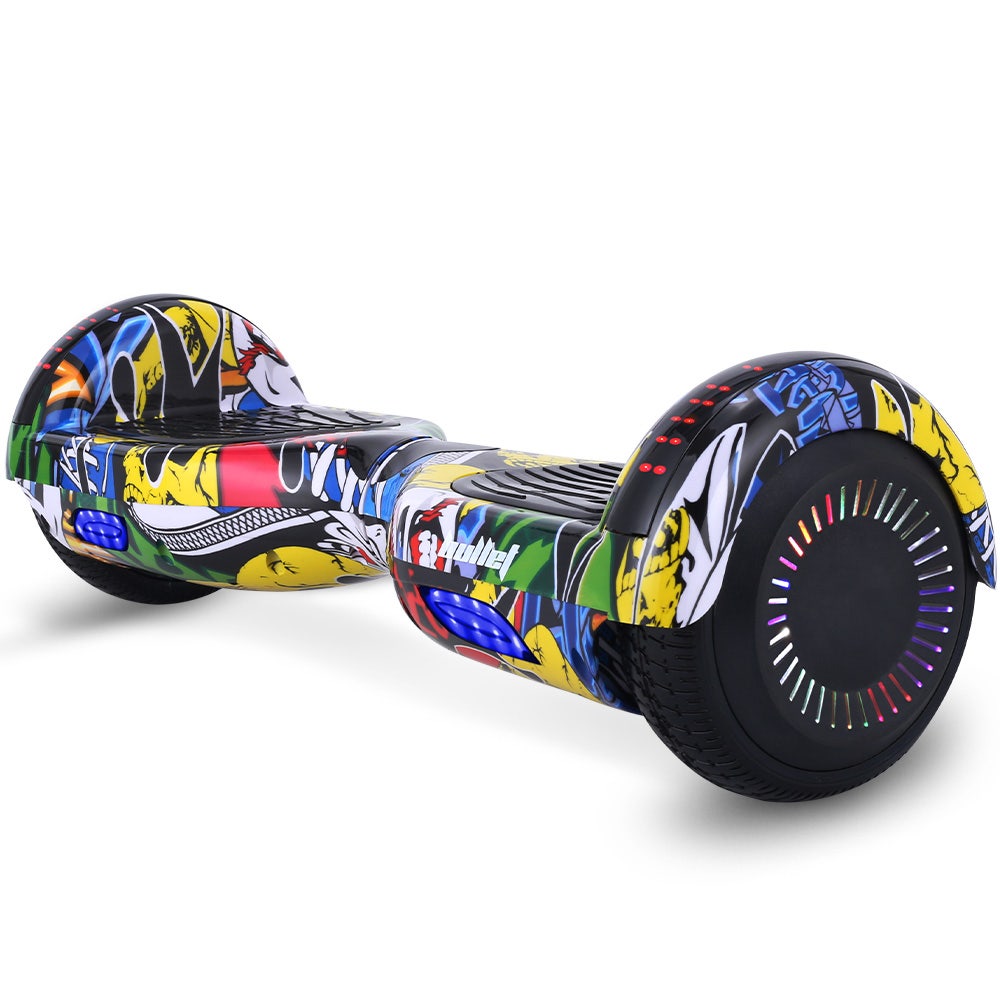 V219-TOYHVBBL6HHA-202508211535-00 BULLET SX-2000 Hoverboard Scooter, 500W Brushless, Superior Self Balancing System, UL Certified, LED Lights, Hip Hop Design - Image 1