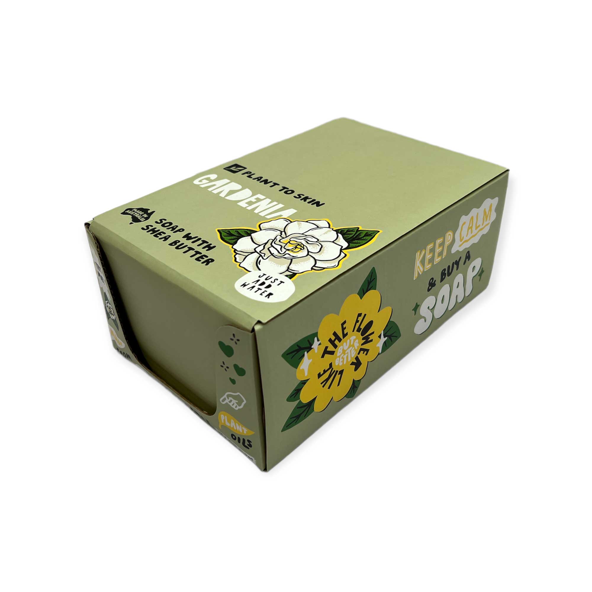 V238-SUPDZ-39893992669264-202508271226-00 32x 100g Plant Oil Soap Gardenia Scented - Pure Natural Vegetable Bar - Image 1