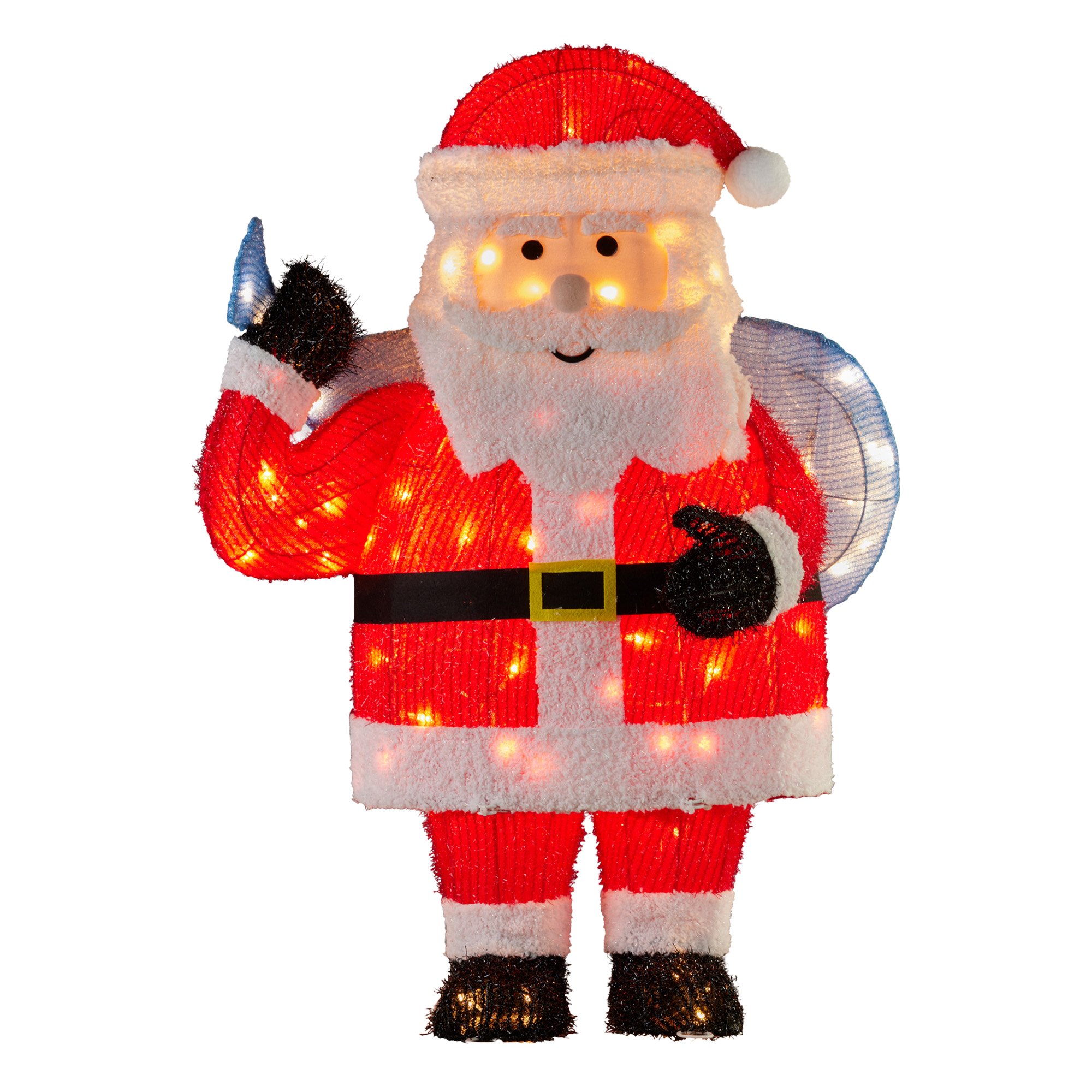 V240-112_MHA506-202509090840-00 Christabelle 81cm Christmas Santa Display with Lights - Image 1