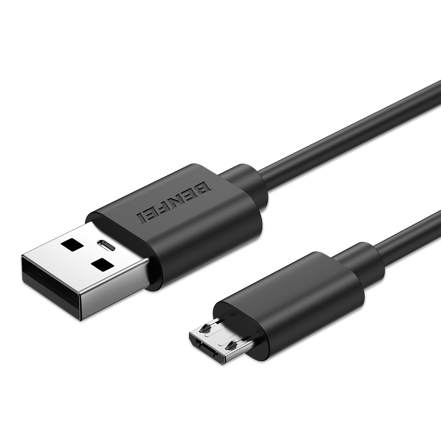 V28-ELEBEN436BK3M-202507311010-00 BENFEI 436BK-3M USB 2.0 Male to Micro USB Data Cable 3M - Image 1