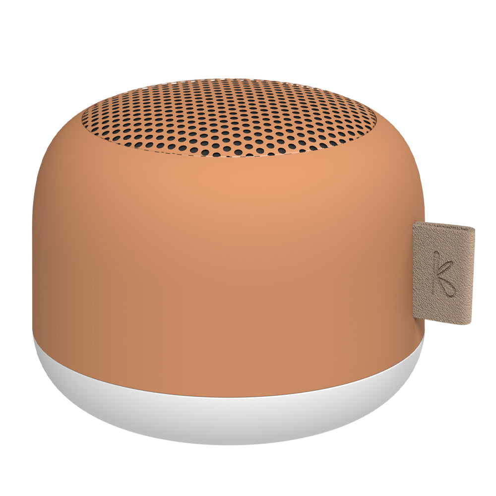 V398-KFAT05-202508251021-00 Kreafunk Alight Bluetooth Speaker - Waffle Orange - Image 1