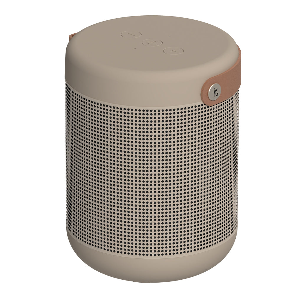 V398-KFJL09-202508251025-00 Kreafunk Amajor 2 Bluetooth Speaker - Ivory Sand - Image 1