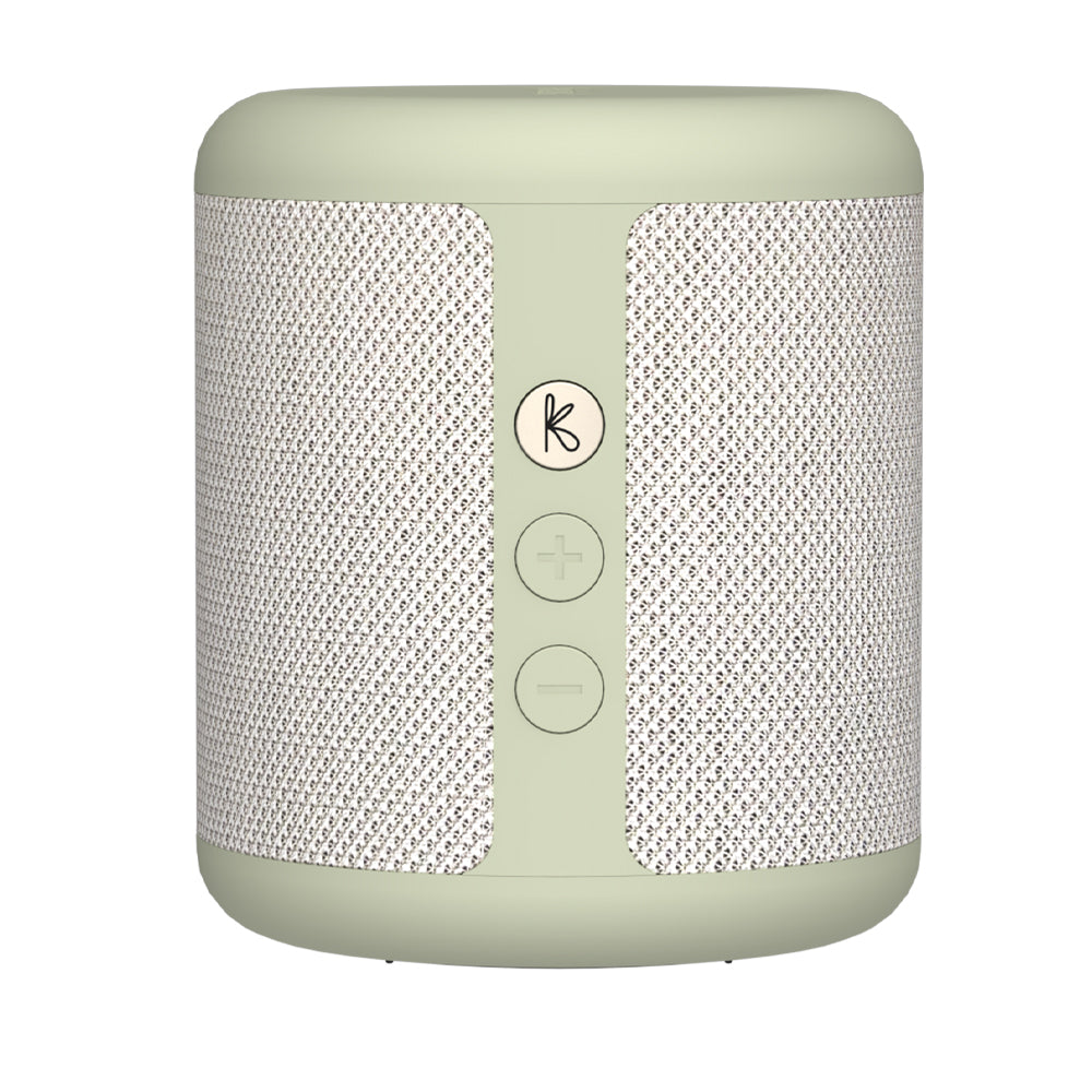 V398-KFRX18-202508251026-00 Kreafunk Karl Bluetooth Speaker - Dusty Olive - Image 1