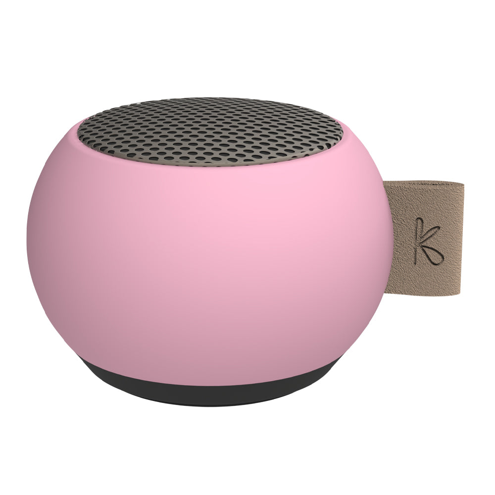 V398-KFWT156-202508251025-00 Kreafunk Ago Mini Bluetooth Speaker - Fresh Pink - Image 1