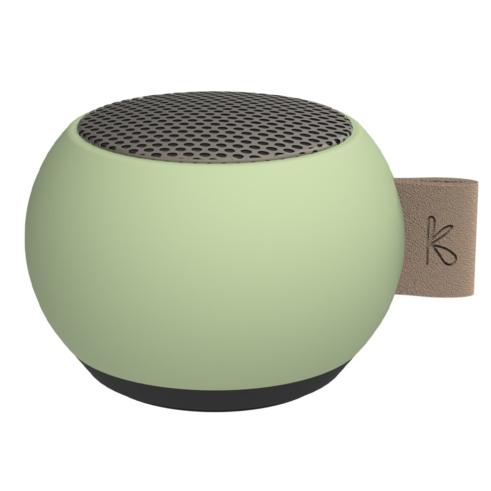 V398-KFWT158-202508251021-00 Kreafunk Ago Mini Bluetooth Speaker - Dusty Green - Image 1