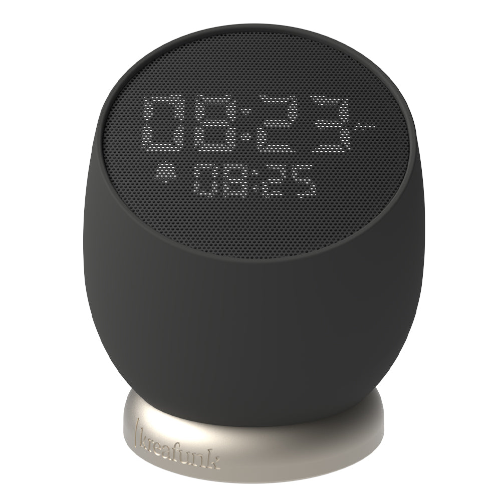 V398-KFYI02-202508221625-00 Kreafunk Bell Alarm Clock - Black - Image 1