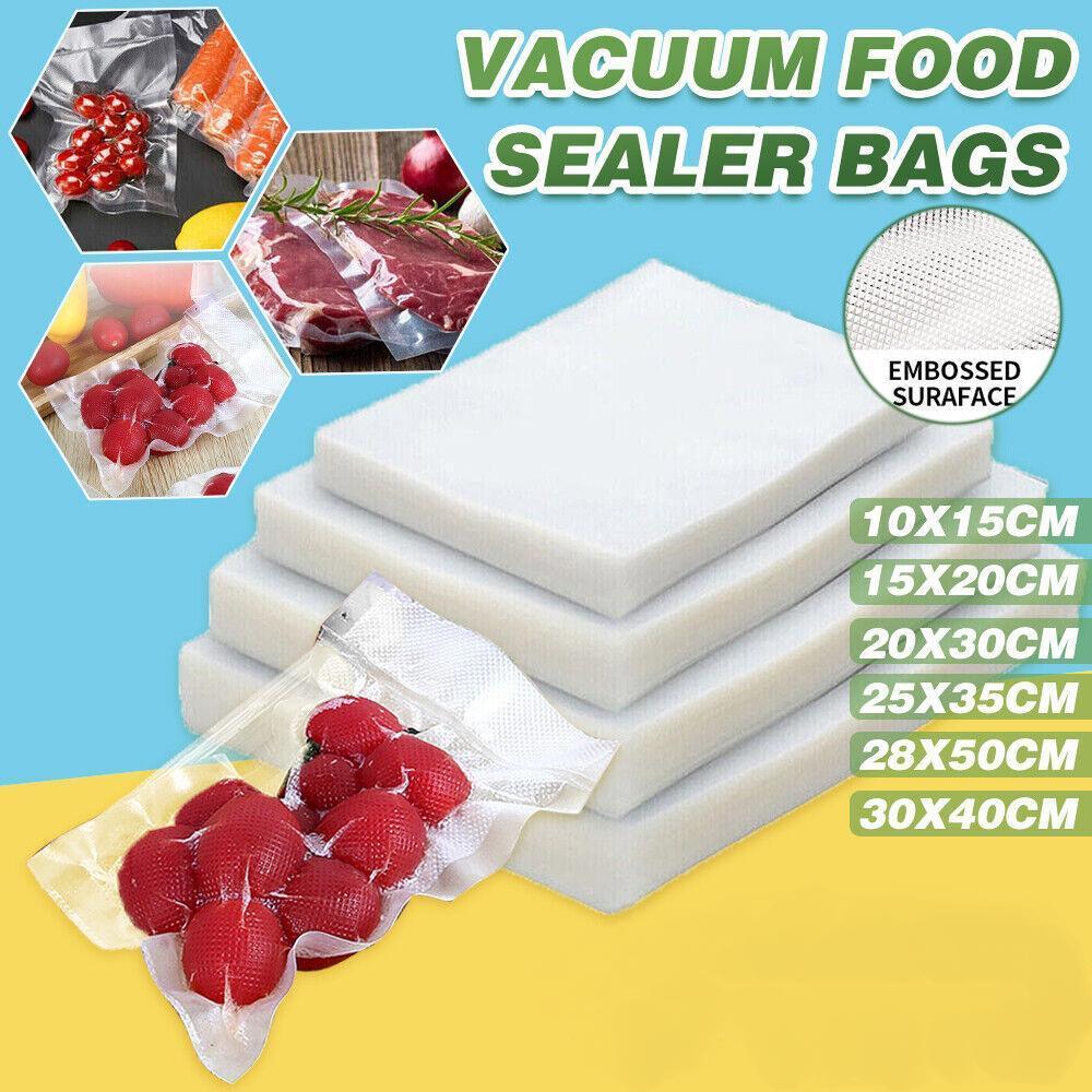 V528-32-45CM-100PCS-365874-202510010600-00 100pcs Vacuum Food Sealer Bags Precut BPA Free Commercial Grade Storage Saver - 32x45cm - Image 1