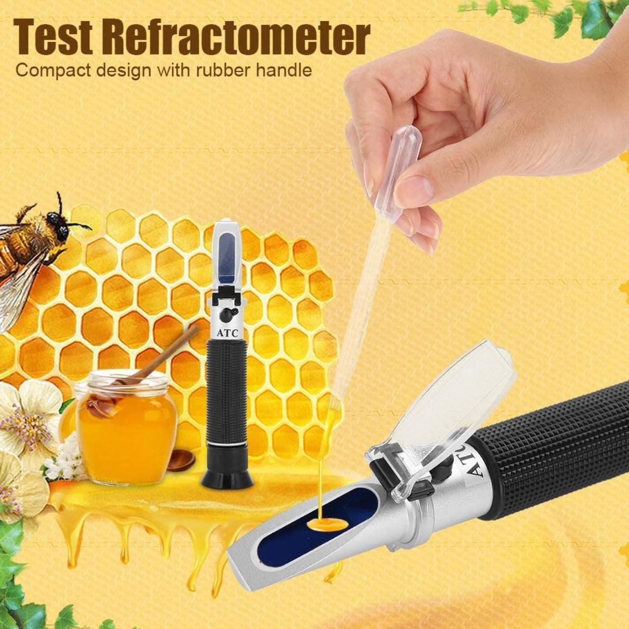 V528-37498-202509251146-00 58-90% Honey Refractometer Calibration Refractometer Honey Moisture Meter Au - Image 1