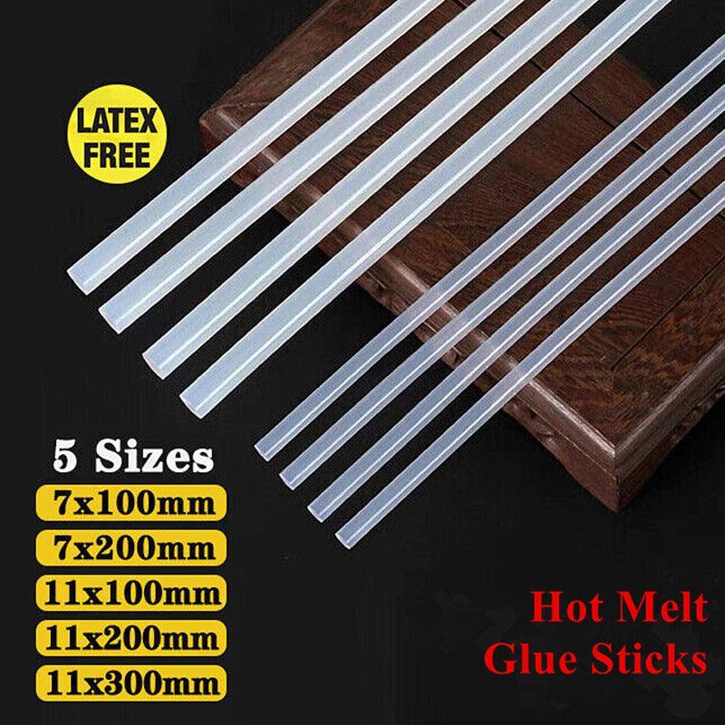 V528-7MMX200MM-50PCS41090-202510010518-00 Clear Hot Melt Glue Sticks Adhesive Craft Stick for DIY Glue Tool 7mm 11mm - 7mm x 200mm 50pcs - Image 1