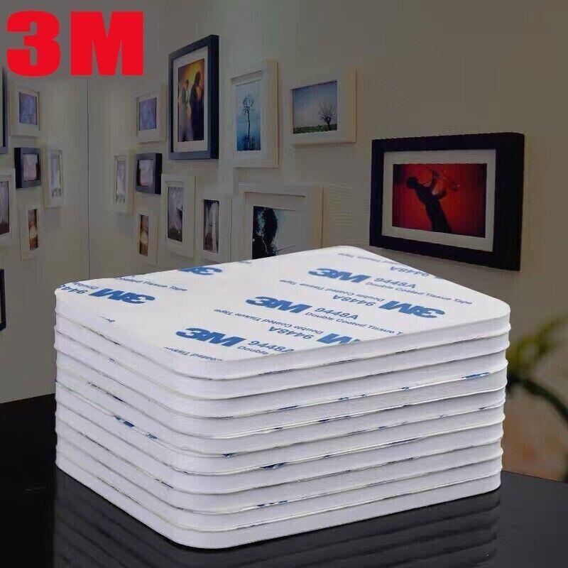 V528-9360101011468-202510011000-00 Round 60 x 3mm 3M Double Sided Foam Sticker Tape Side Wall Car Self Adhesive Pads - 12pcs - Image 1