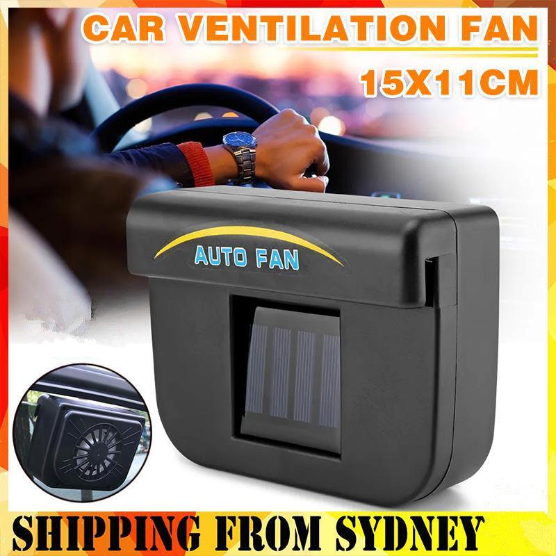 V528-AIRVENTFAN-699311-202509251326-00 Solar Power Air Vent Vehicle Car Window Fan Auto Ventilator - Image 1