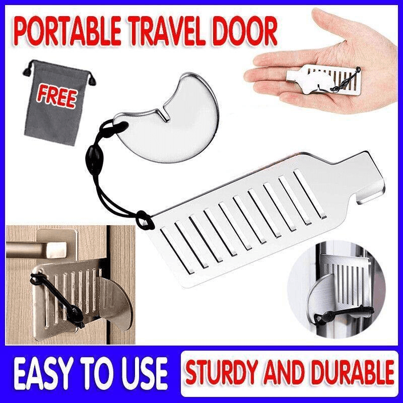 V528-ANTI-THEFTLOCK-78566-202509291854-00 Portable Travel Door Lock Security Device for Hotel and Apartment Entry Protection - Image 1