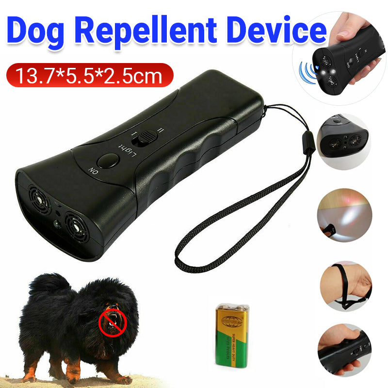 V528-ANTIBARKDEVICE-212448-202509251146-00 Ultrasonic Dog Repeller Device Anti Dog Approaching Trainer Tool Outdoor Control - Image 1