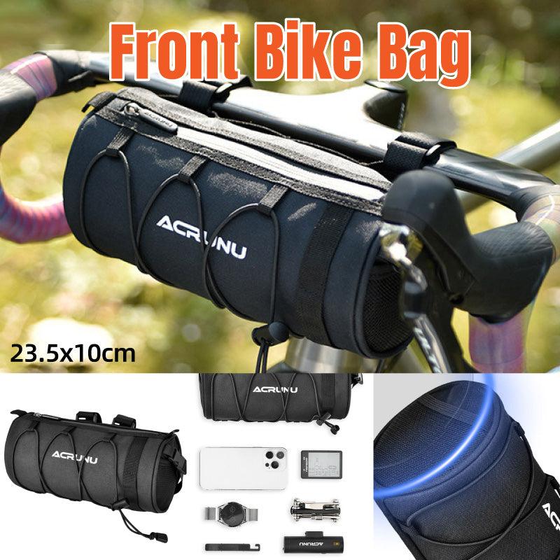 V528-BAG-BLACK-356601-202509291736-00 Bicycle Front Girder Bag Waterproof Storage Cycling Accessories for Bike Travel - Image 1