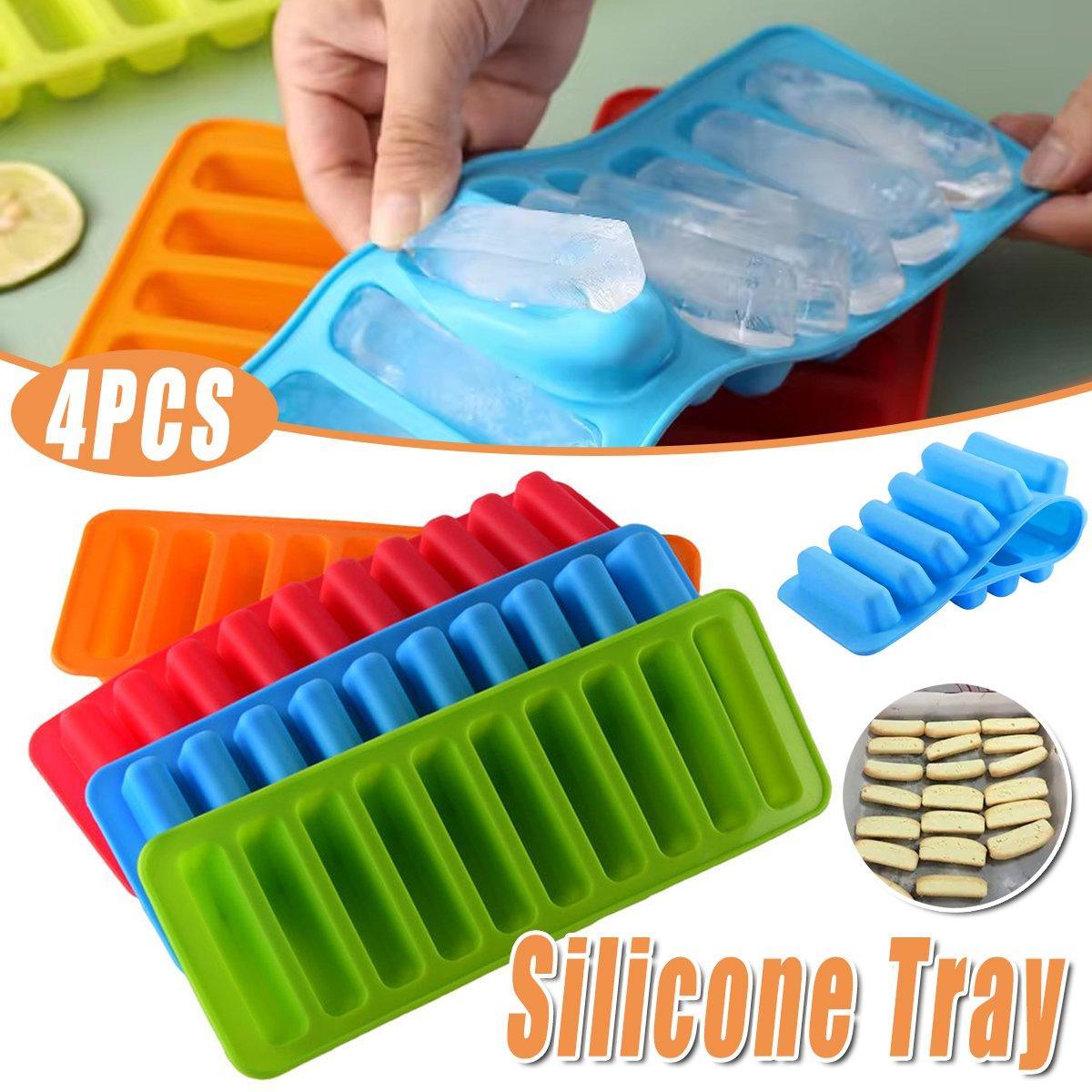 V528-CAKE-MOULD-4PCS-516268-202509251526-00 Silicone Baking Mould Finger Shaped Molds Cookie Ice Tray Chocolate Long Strips - Image 1
