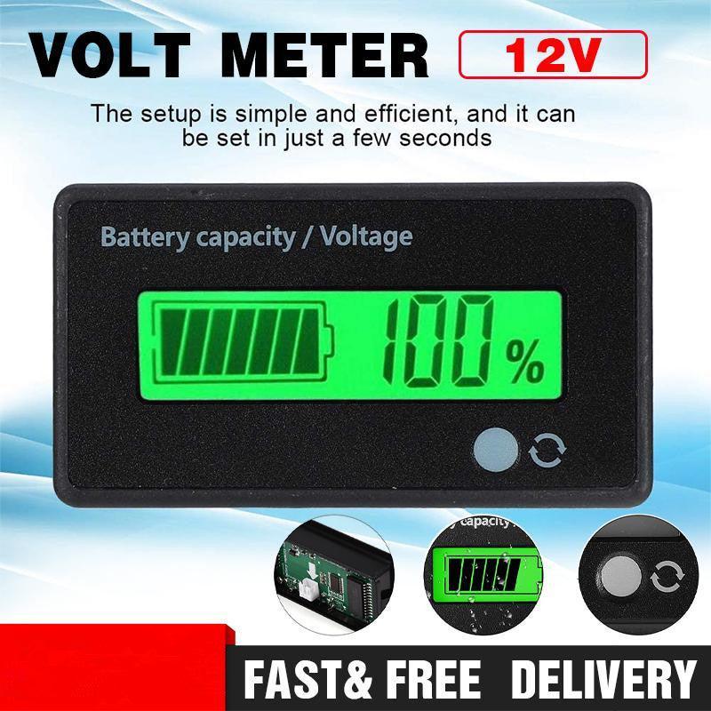V528-CAPACITYINDICATOR-202456-202509251410-00 Lcd 12V-48V Battery Capacity Indicator Voltage Voltmeter Monitor Meter Caravan - Image 1