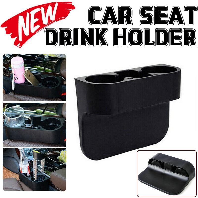 V528-CARDEPOSITBO-BLACK-454112-202509251110-00 Multifunctional Car Console Gap Cup Holder for Bottles Snacks and Small Items - Image 1