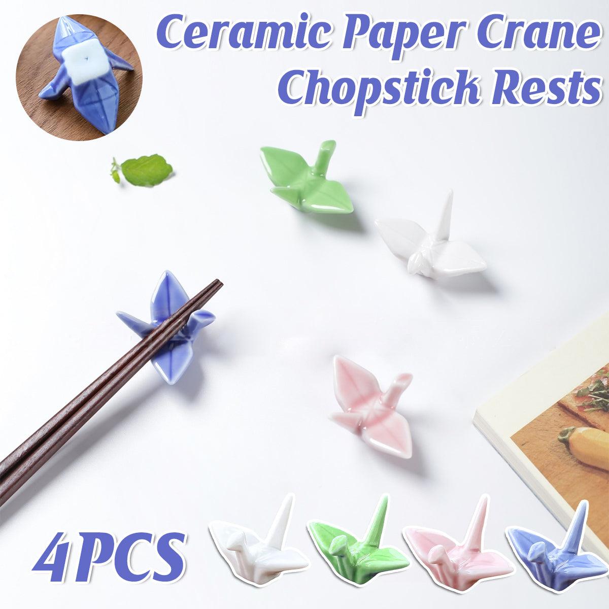 V528-CHOPSTICKS-STAND-4PCS-383319-202509250946-00 4pcs Ceramic Chopsticks Stand Set Decorative Ornaments for Home and Kitchen - Image 1