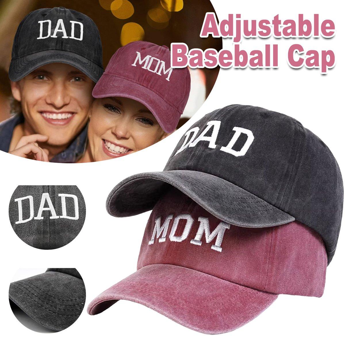 V528-COUPLE-HATS-2PCS-518117-202509291900-00 Adjustable Baseball Cap Vintage Dad Hat Casual Duck Tongue Cap for Men and Women - Image 1