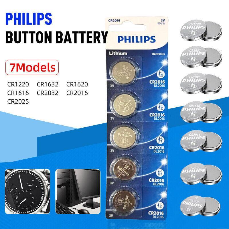 V528-CR2025-5PCS-202509302200-00 5-20Pcs Philips Cr1220 Cr1616 Cr1620 Cr1632 Cr2016 Cr2025 Cr2032 Button Battery - CR2025-5PCS - Image 1