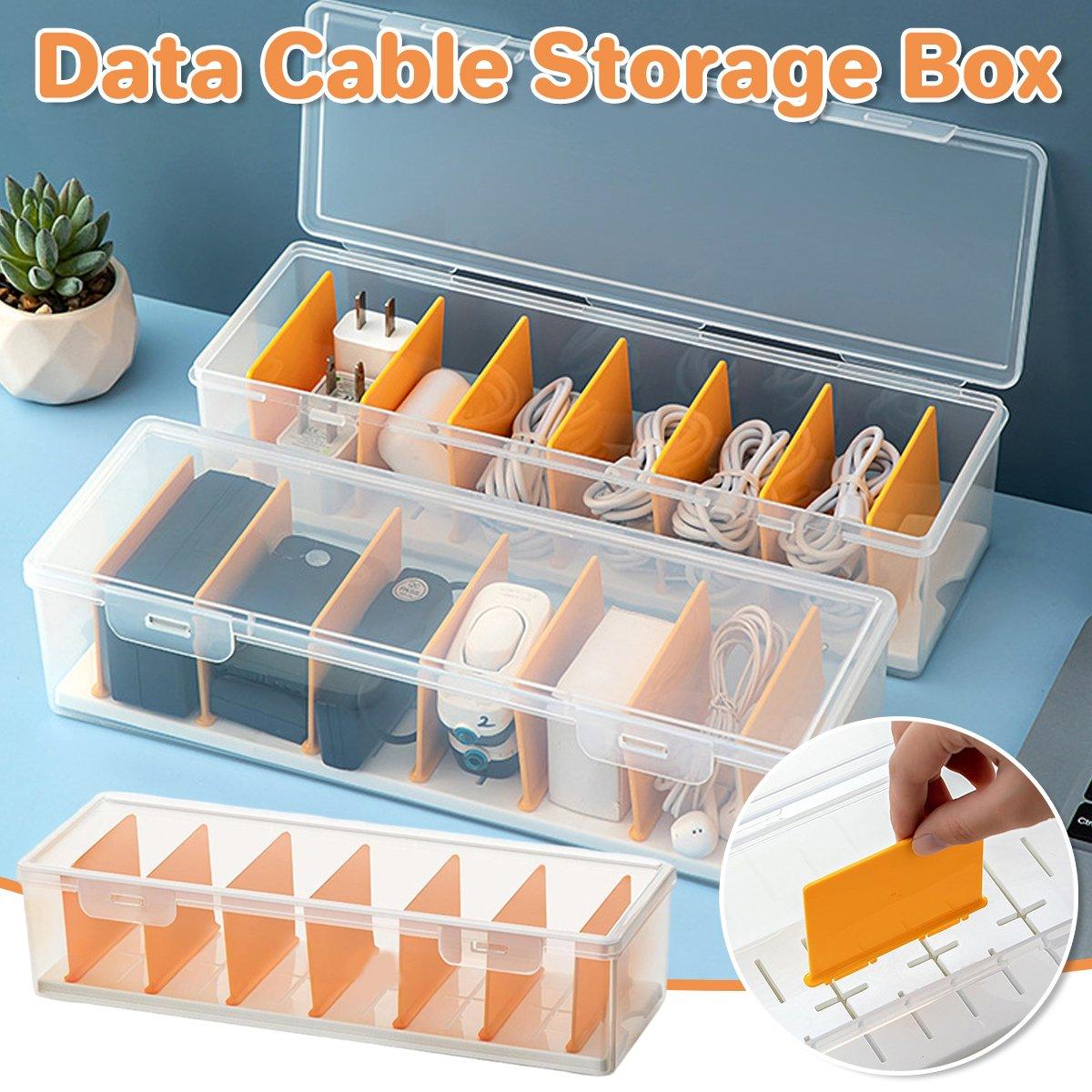 V528-DATA-CABLE-STORAGE-241950-202509251545-00 Desktop Cable Organizer Data Cable Winder Cord Management Holder for Office Use - Image 1