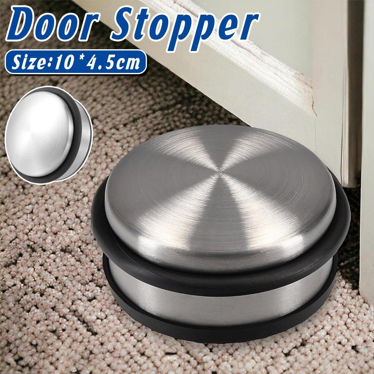 V528-DOOR-JAMMER-100-45MM-917402-202509251135-00 Solid Heavy Duty Rubber Door Stopper Windproof Noise Proof Door Wedge Non Slip - Image 1
