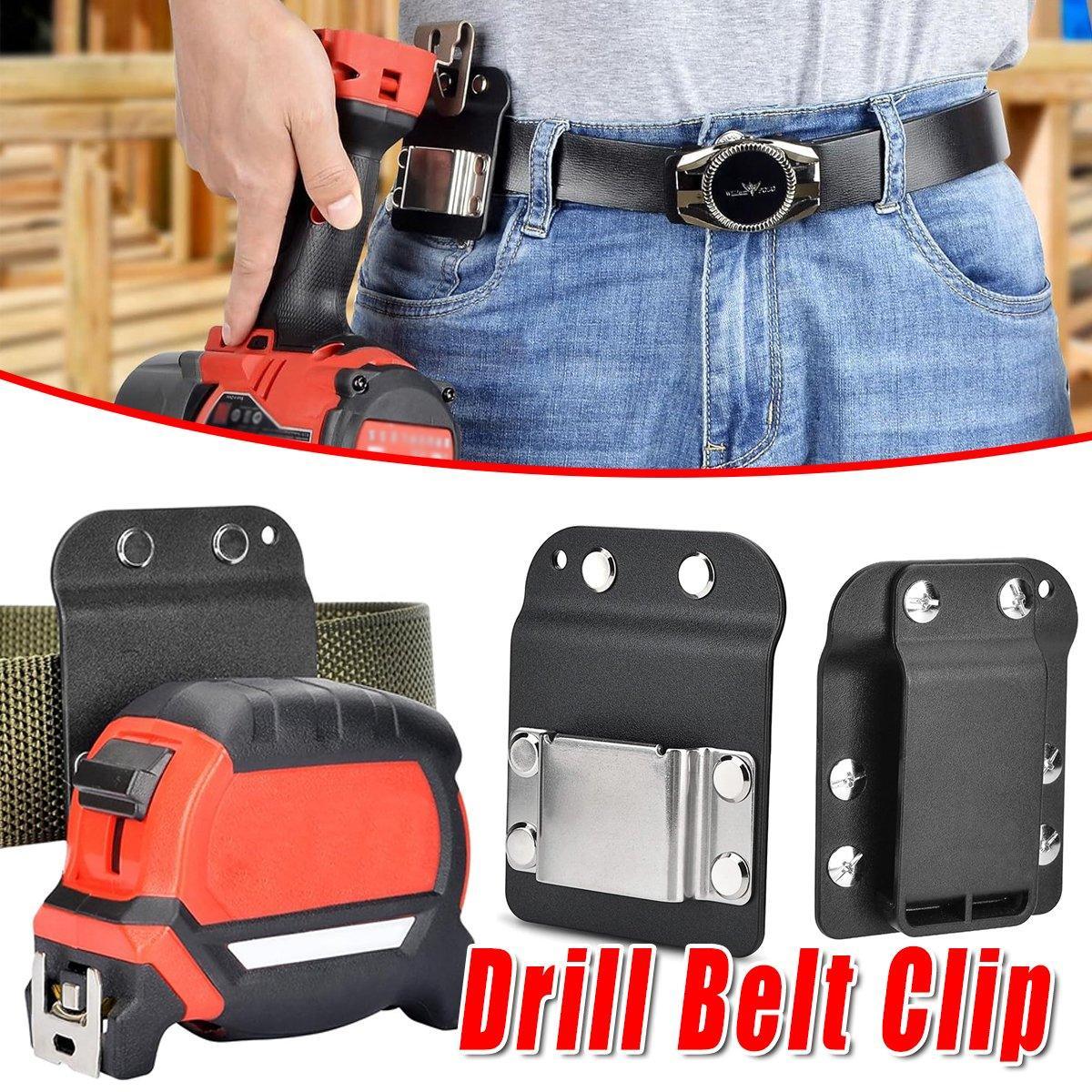 V528-DRILL-BELT-CLIP-481725-202509251025-00 Multifunctional Electric Drill Belt Clip Portable Tool Holder for Easy Access - Image 1