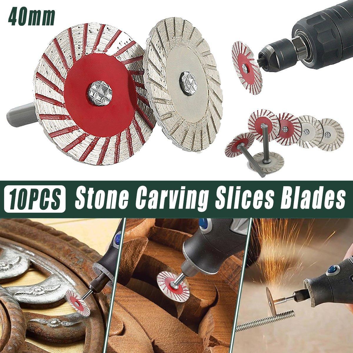 V528-ENGRAVED-SLICES-10PCS-910445-202509291418-00 10pcs 40mm Stone Engraving Saw Blades Corrugated Cutting Tools with Handle - Image 1
