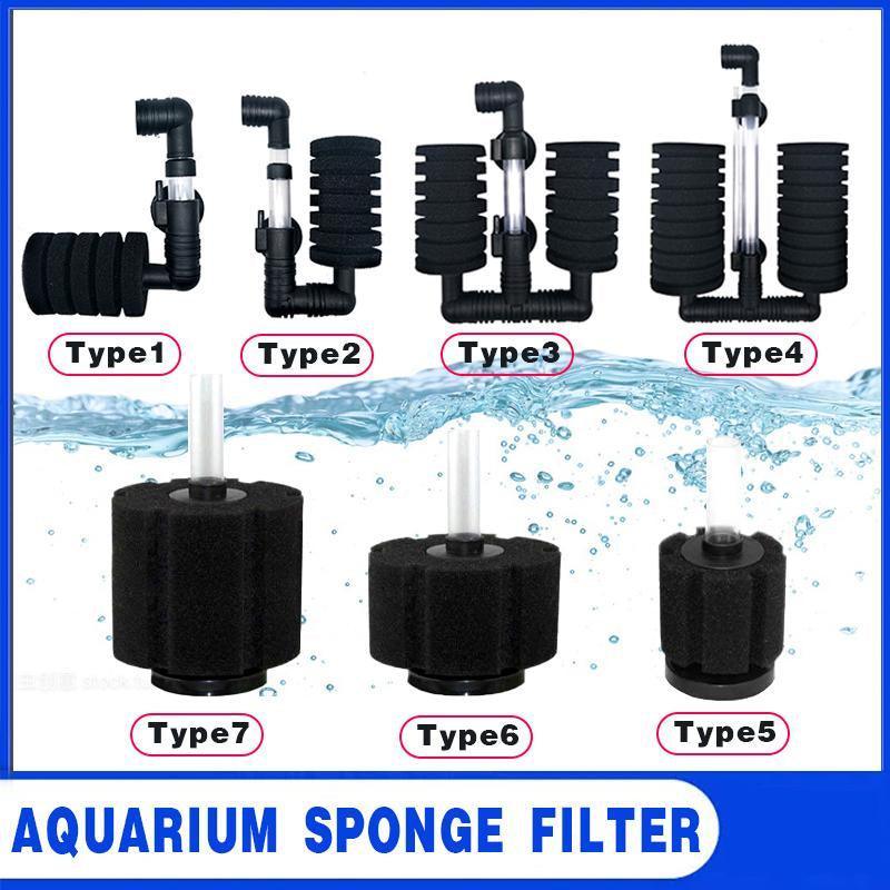 Air Sponge Filter Biological Aquarium Water Fish Tank Foam Small Medium Large - Type 6