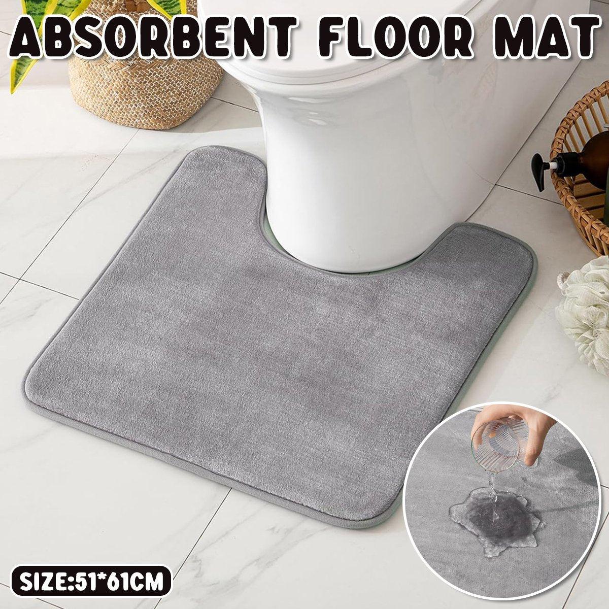 V528-FLOORMAT-SILVER-GREY-148304-202509251316-00 Water Absorbent Floor Mats for Home Doors Bedrooms Bathrooms Non Slip Mats - Image 1