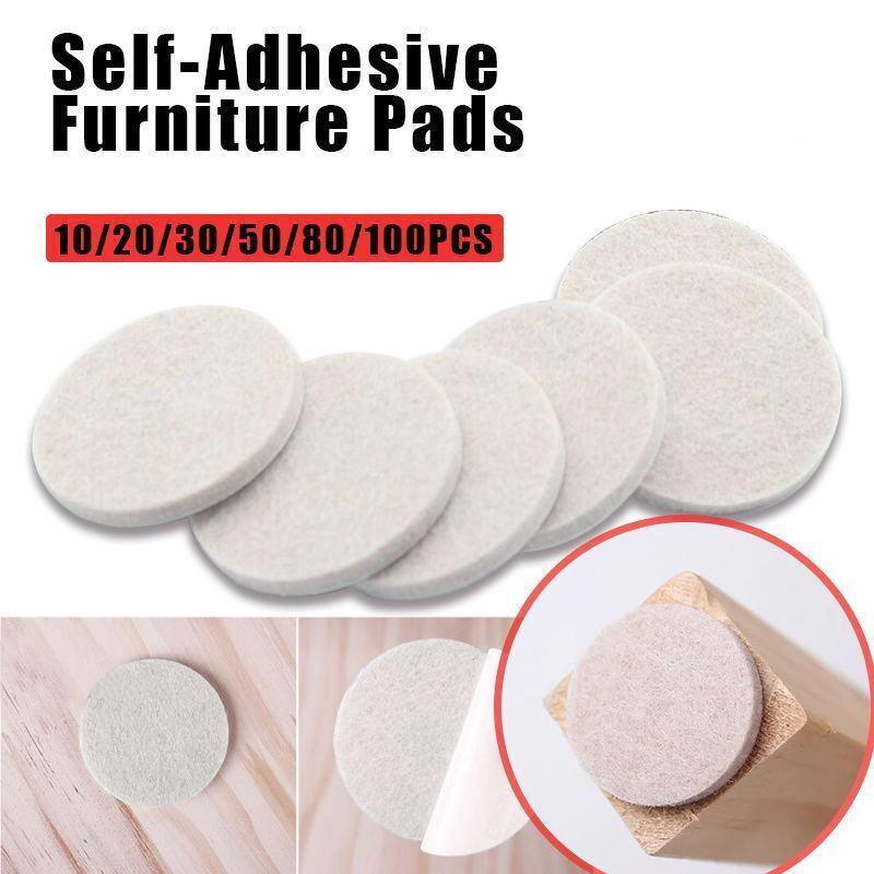 V528-FLOORPROTECTOR-30PCS-280195-202510010745-00 Felt Pad Furniture Floor Protector Pads Self Adhesive Round Heavy Duty - 30PCS - Image 1