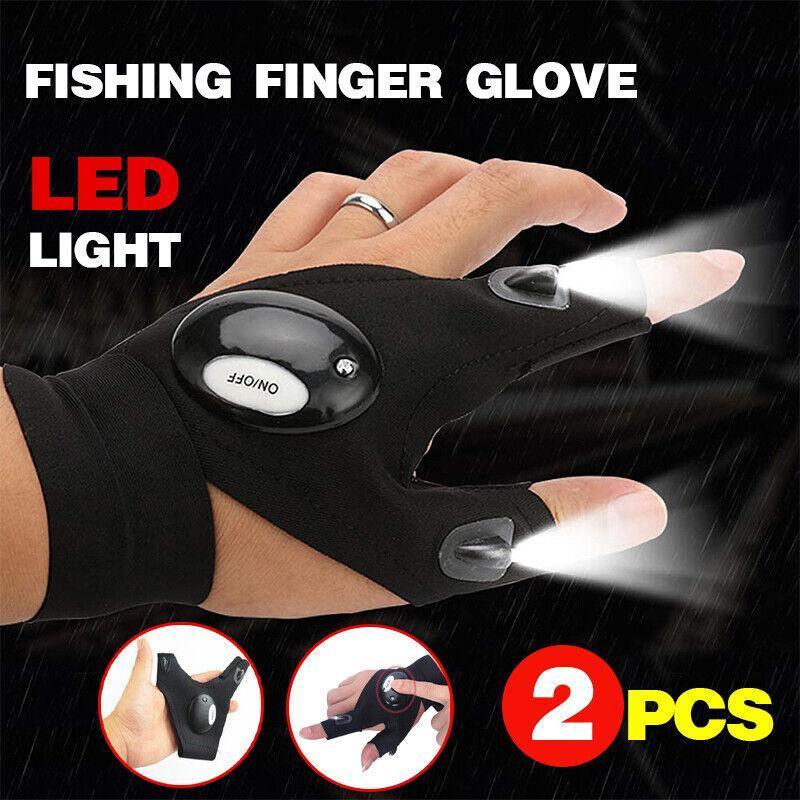 V528-GLOVELIGHT-1PAIR-69717-202509251215-00 2PCS LED Light Fishing Gloves with Finger Flashlights for Outdoor Night Use - Image 1